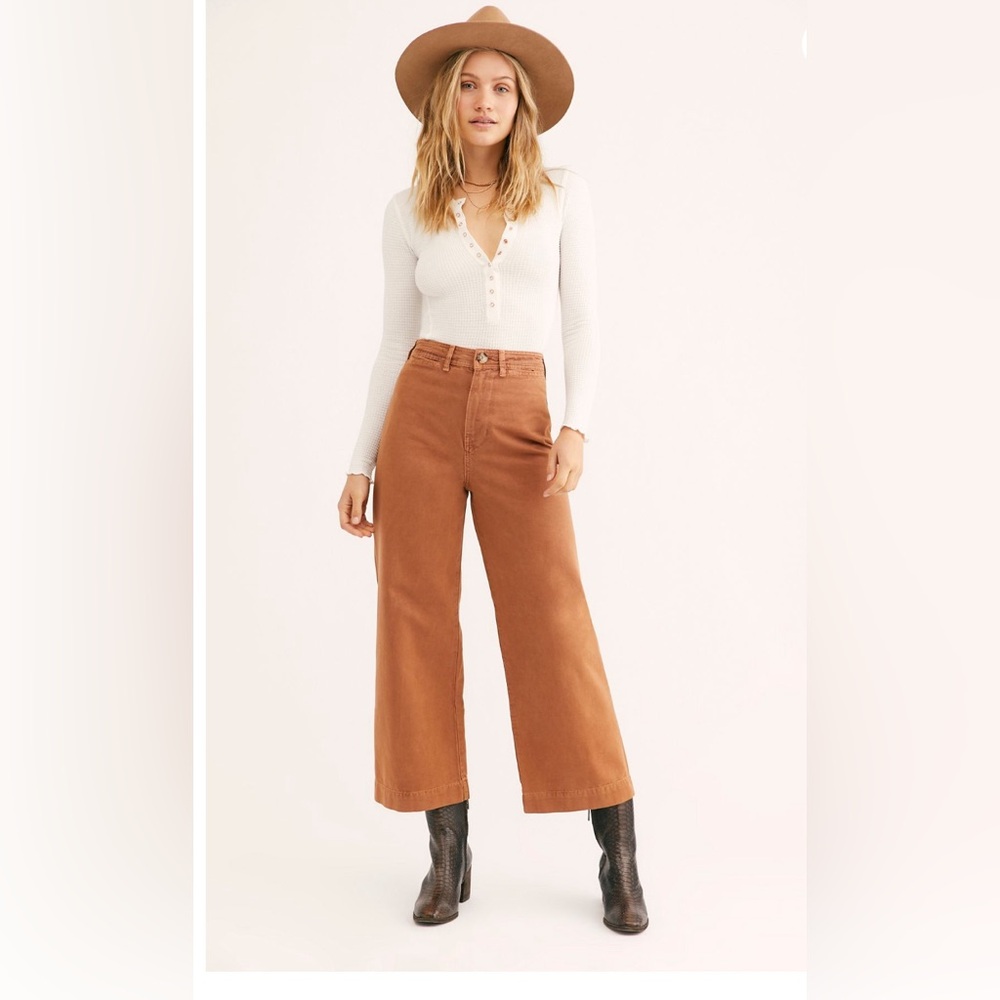 NWOT Free People We The Free Billie Sailor Pants Size 24